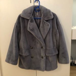 Fluffy coat from free people. Barely worn.